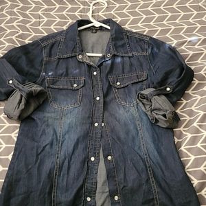 New Look Button Up Demin Shirt